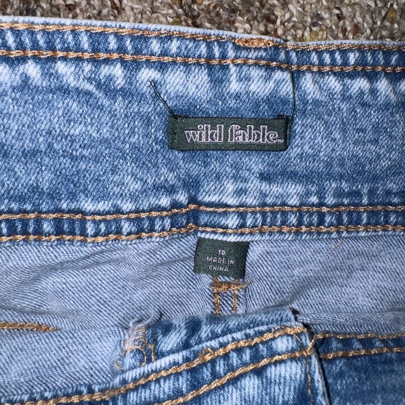 Women’s Jean mini skirt with removable belt - Picture 6 of 6